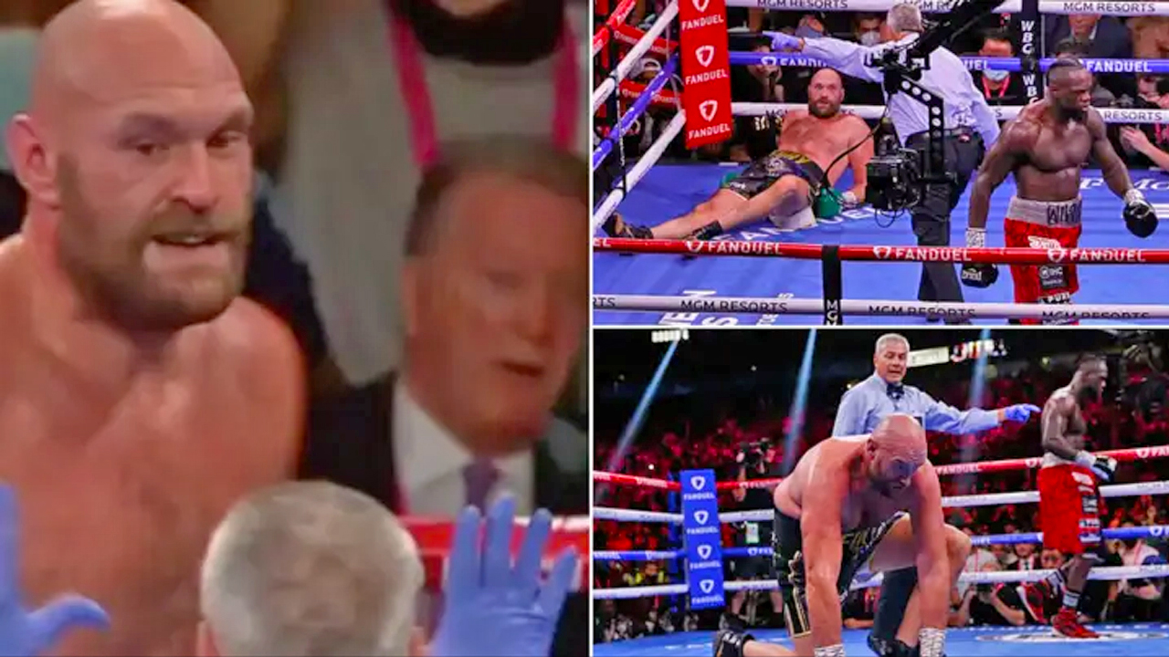 New Video Shows Referee Giving Tyson Fury 18 Second Count When Deontay Wilder Dropped Him 4736