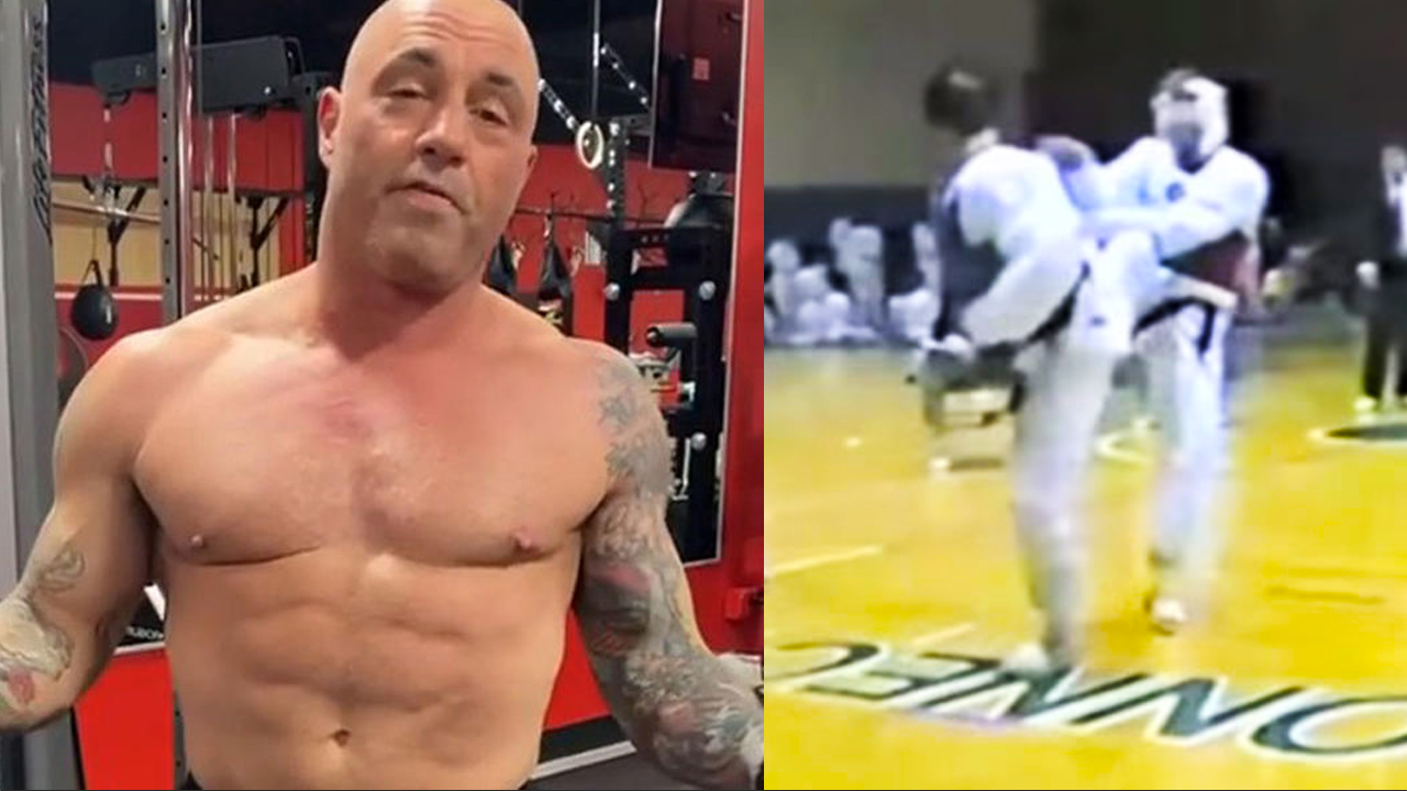 Joe Rogan 19 Years Watch A Young Joe Rogan Knock His Opponent 12 Years Into The Future ...